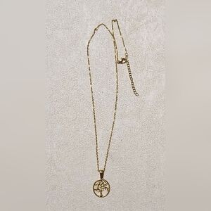 Stainless Steel Tree Of Life Necklace